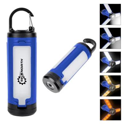 LED Rechargeable Lantern Multi-Function with Carabiner - 6.75 in - product view 4