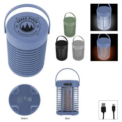 Rechargeable Camping Lantern with Flame Effect - 5.25 in