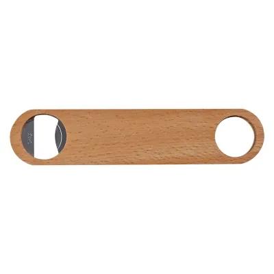 Bottle Opener Wood Large Handle Design - 1.5 x 7 in - product view 2