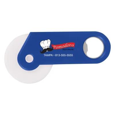 Pizza Cutter with Bottle Opener - 5.25 in - product view 2