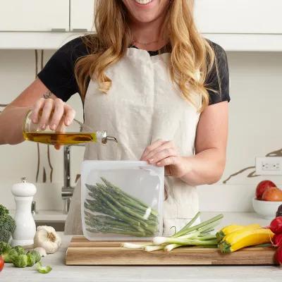 Stasher Silicone Sandwich Bag Reusable - 7.5 x 7 in - product view 3