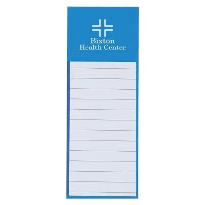 Magnetic Note Pad with 30 Lined Pages - 2.38 x 6.25 in
