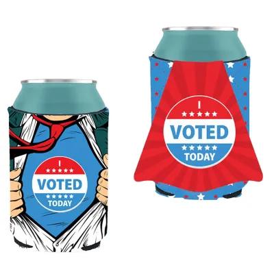 Custom Koozie Kan-Tastic Hero Cape Foam - 4.25 in
