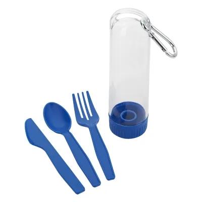 Utensil Kit with Carabiner Travel Case - 5.75 x 1.75 in - product view 3