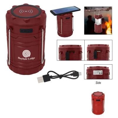 COB Pop-Up Lantern with Wireless Charging - 7.5 in Open