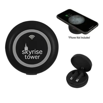 True Wireless Earbuds with Charging Base - 2.38 in