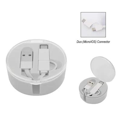3-in-1 Retractable Charging Cable - 2.31 in Diameter - product view 2