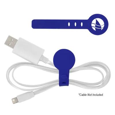 Adjustable Silicone Cable Tie for Cord Organization - 3.6 in