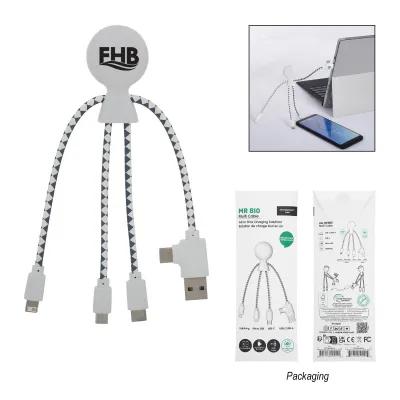 All-in-One Charging Cable with Multiple Connectors - 6 in