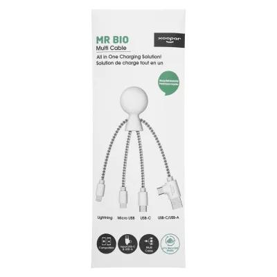 All-in-One Charging Cable with Multiple Connectors - 6 in - product view 3