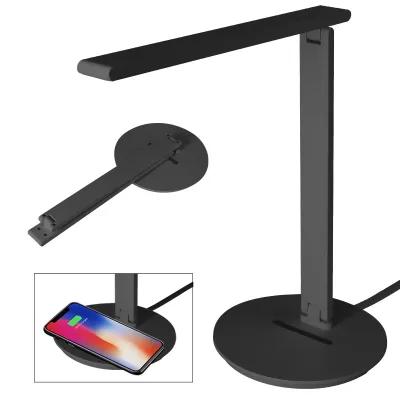 Desktop Wireless Charger with LED Book Light - 10 in - product view 2