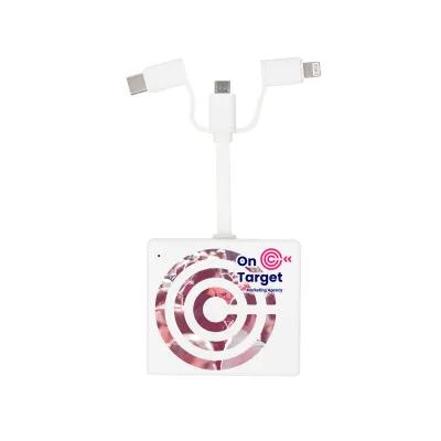 3-in-1 Pre-Charged Power Bank - 3000 mAh