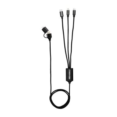 4-in-1 Charging Cable with LED Light - 3 ft