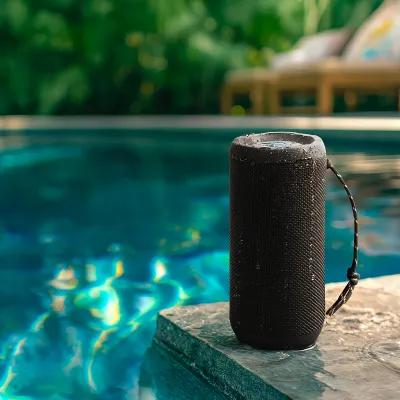 Waterproof Speaker with Light Show - 3 x 6½ in - product view 4