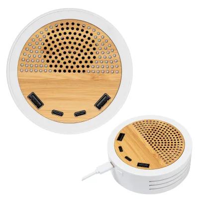 Speaker Charger Bamboo Recycled ABS - 4 in - product view 2