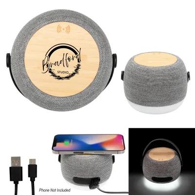 Speaker Charger RPET Light Up 15W - 4.5 in