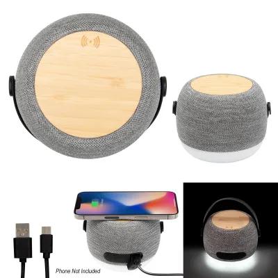 Speaker Charger RPET Light Up 15W - 4.5 in - product view 2