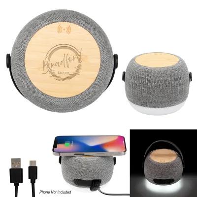 Speaker Charger RPET Light Up 15W - 4.5 in - product view 3