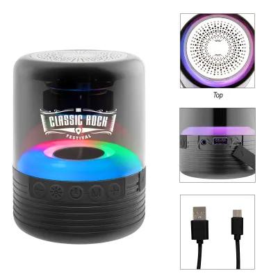 Wireless Speaker LED Multi-Color Light - 3 in - product view 1