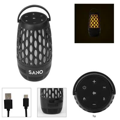 Speaker Flame Lantern Bluetooth Sound Machine - 3.75 x 6.75 in