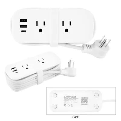 Power Strip Compact Multi-Outlet Travel - 4 x 2 in - product view 3
