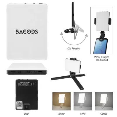 LED Video Light with Phone Clip - 60 LED - product view 1