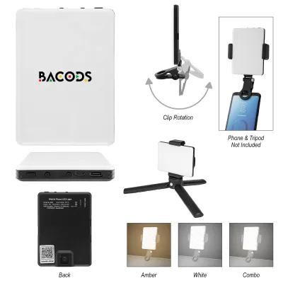 LED Video Light with Phone Clip - 60 LED - product view 2