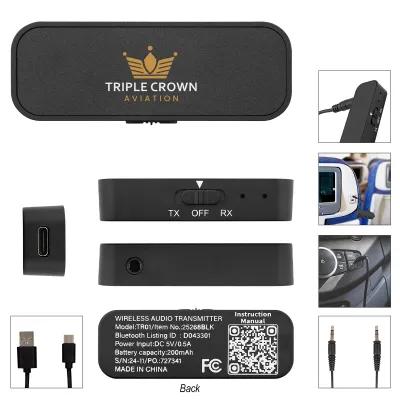 Bluetooth Audio Transmitter Receiver - 2.25 x 0.75 in