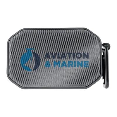 Magnetic Bluetooth Speaker with Carabiner - 4 x 2.5 in