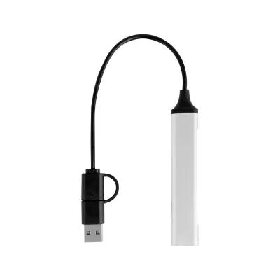 Recycled Triple Port Charging Hub - 3.75 in - product view 2