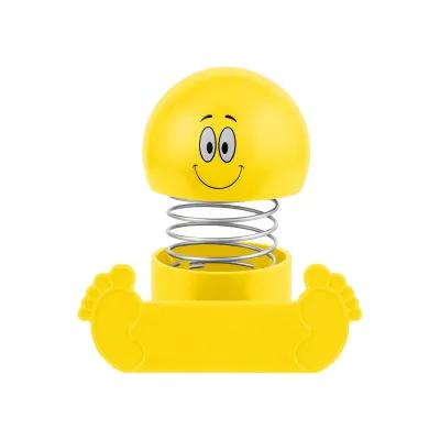 Bobblehead Smiley Phone Holder - 3.5 x 3 in - product view 2