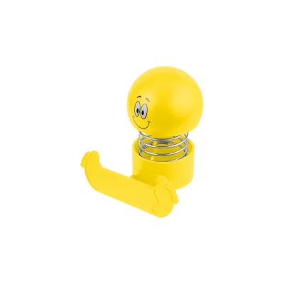 Bobblehead Smiley Phone Holder - 3.5 x 3 in - product view 3