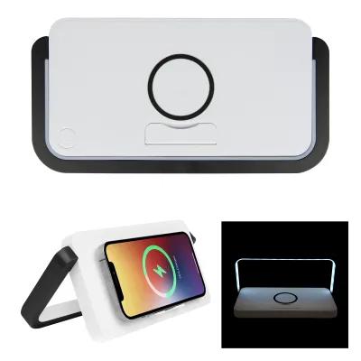 Desktop LED Lamp Wireless Charger Stand - 8.25 x 4.3 in - product view 2