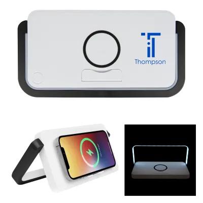 Desktop LED Lamp Wireless Charger Stand - 8.25 x 4.3 in - product view 3