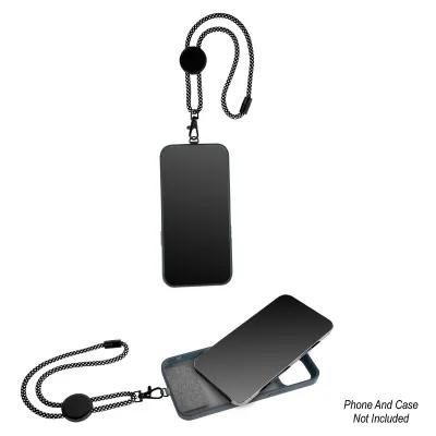 Recycled PET Phone Wristlet Tether Adjustable - 11 in - product view 3