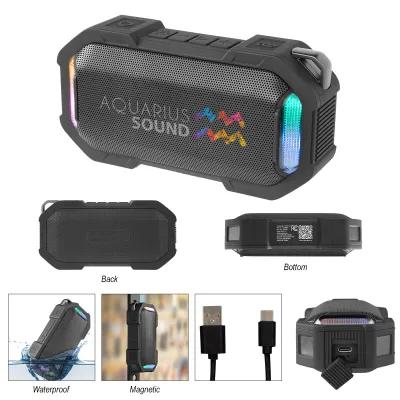 Recycled ABS Bluetooth Speaker Light-Up - 7.25 x 3.75 in