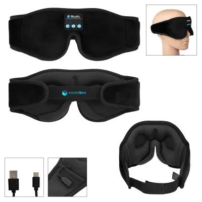 Sleep Mask Bluetooth Speakers Velour Adjustable - 24.75 in - product view 1