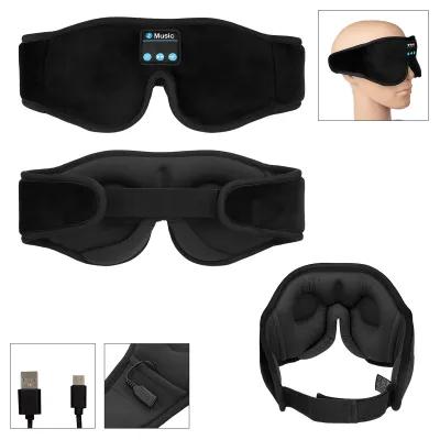 Sleep Mask Bluetooth Speakers Velour Adjustable - 24.75 in - product view 2