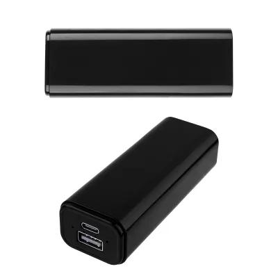 UL Listed Recycled ABS Power Bank 5000mAh - 3.5 x 1.5 in - product view 2
