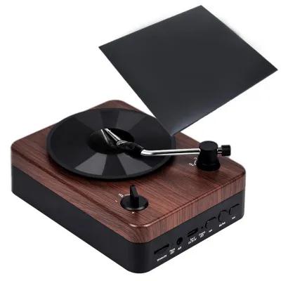 Turntable Wireless Speaker with Record Envelope - 5.25 in - promotional product with custom logo