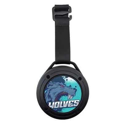 Water-Resistant Wireless Speaker with Strap - 3.33 in