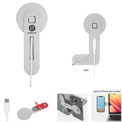 Monitor Mount Wireless Charger with Magnetic Pad