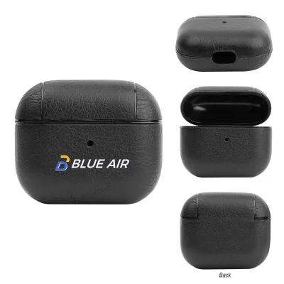Leatherette AirPods Charging Case - 2.5 x 2 x 1 in
