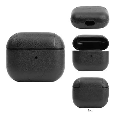 Leatherette AirPods Charging Case - 2.5 x 2 x 1 in - product view 1