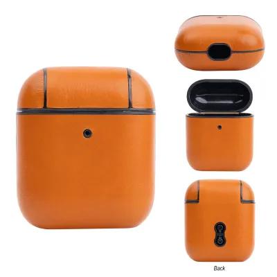 Leather AirPods Charging Case - 2 x 2.25 x 1 in - product view 1