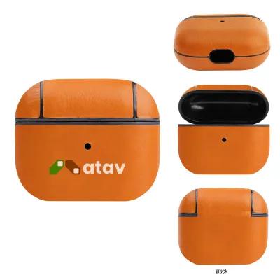 Leather AirPods Pro Charging Case - 2.5 x 2 x 1 in