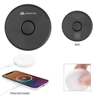 Spinner Wireless Charger Recycled ABS - 2.5 in