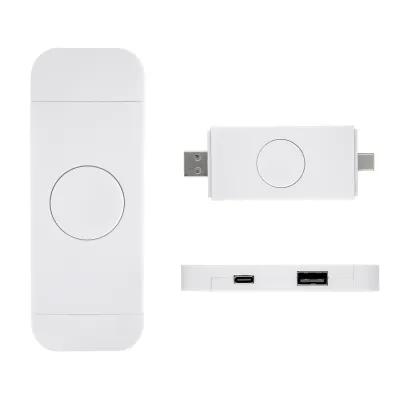 Spinner USB Hub Dual Input Recycled ABS - 3.5 in - product view 2