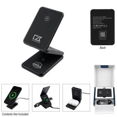 3-in-1 Magnetic Wireless Charger - 2.25 x 3.5 in - product view 2
