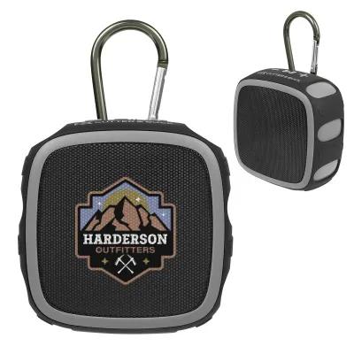 Waterproof Bluetooth Speaker with Carabiner - 3.75 in - product view 1